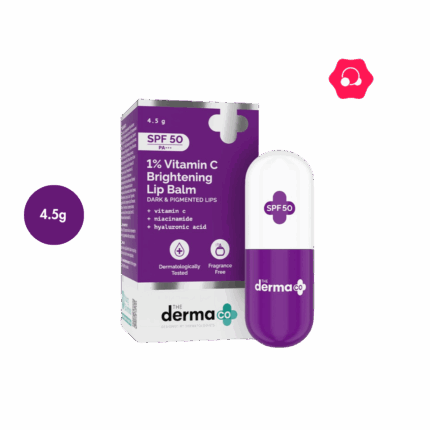 The Derma Co 1% Vitamin C Lip Balm with SPF 50 PA+++