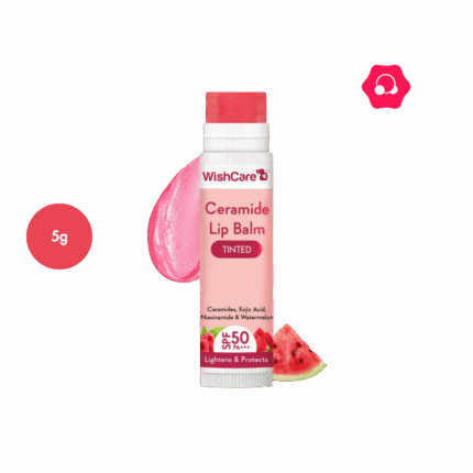 WishCare Ceramide Lip Balm Tinted SPF 50 PA+++ (5g)