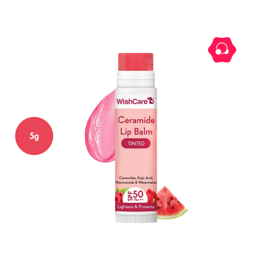 WishCare Ceramide Lip Balm Tinted SPF 50 PA+++ (5g) WishCare Ceramide Lip Balm Tinted SPF 50 PA+++ (5g)