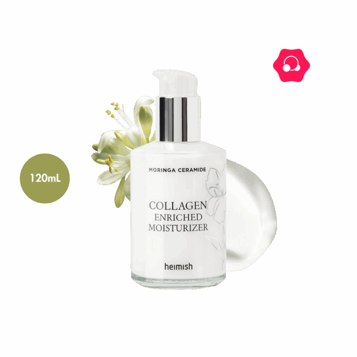 heimish Moringa Ceramide Collagen Enriched Moisturizer (120mL)