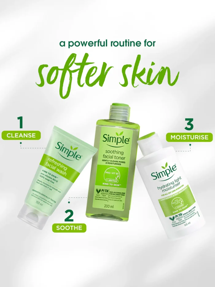 Simple Kind to Skin Refreshing Facial Gel Wash (150mL) - Image 13