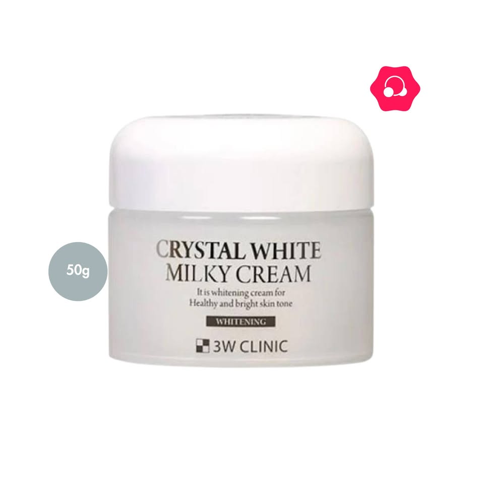 469364994_3140810069394915_4050607879538683838_n.jpg 3W CLINIC Crystal White Milky Cream (50g) - Image 1