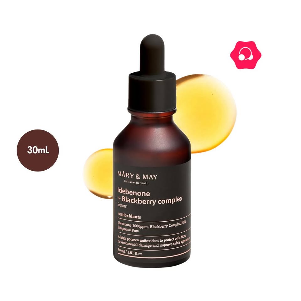 491803017_3565674507073250_44022603217845716_n.jpg Mary & May Idebenone + Blackberry Complex Serum (30mL) - Image 1