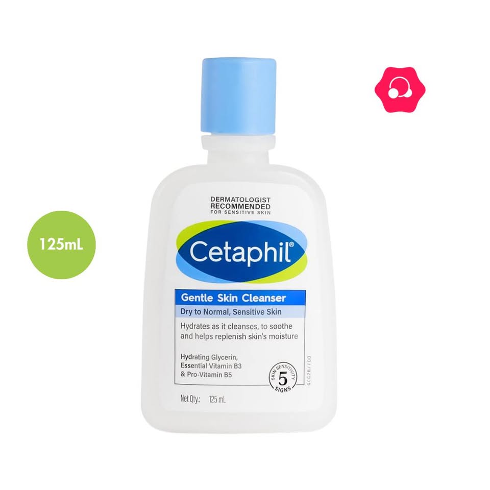 513606861_1813672152544650_5162498284821670693_n.jpg Cetaphil Gentle Skin Cleanser Travel Size (125mL) - Image 1
