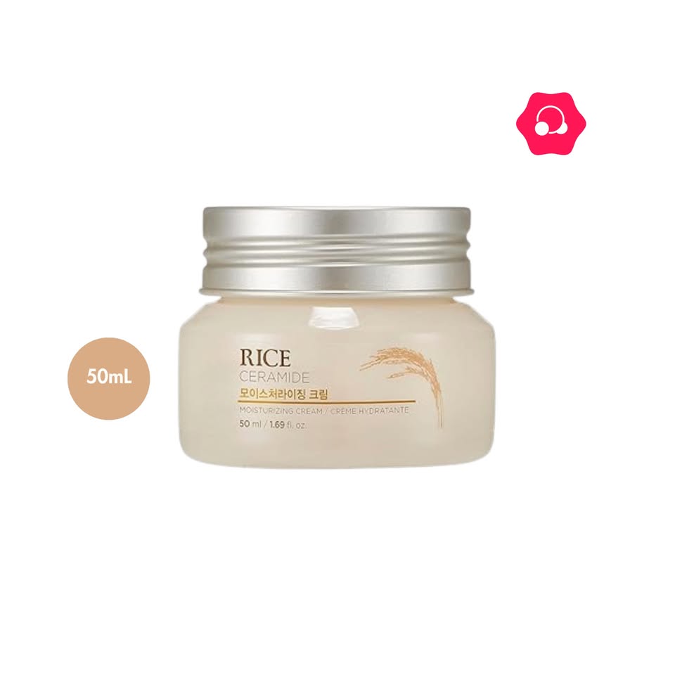 513742216_1224164742232687_7142636545122159466_n.jpg THE FACE SHOP Rice Ceramide Moisture Cream (50mL) - Image 1