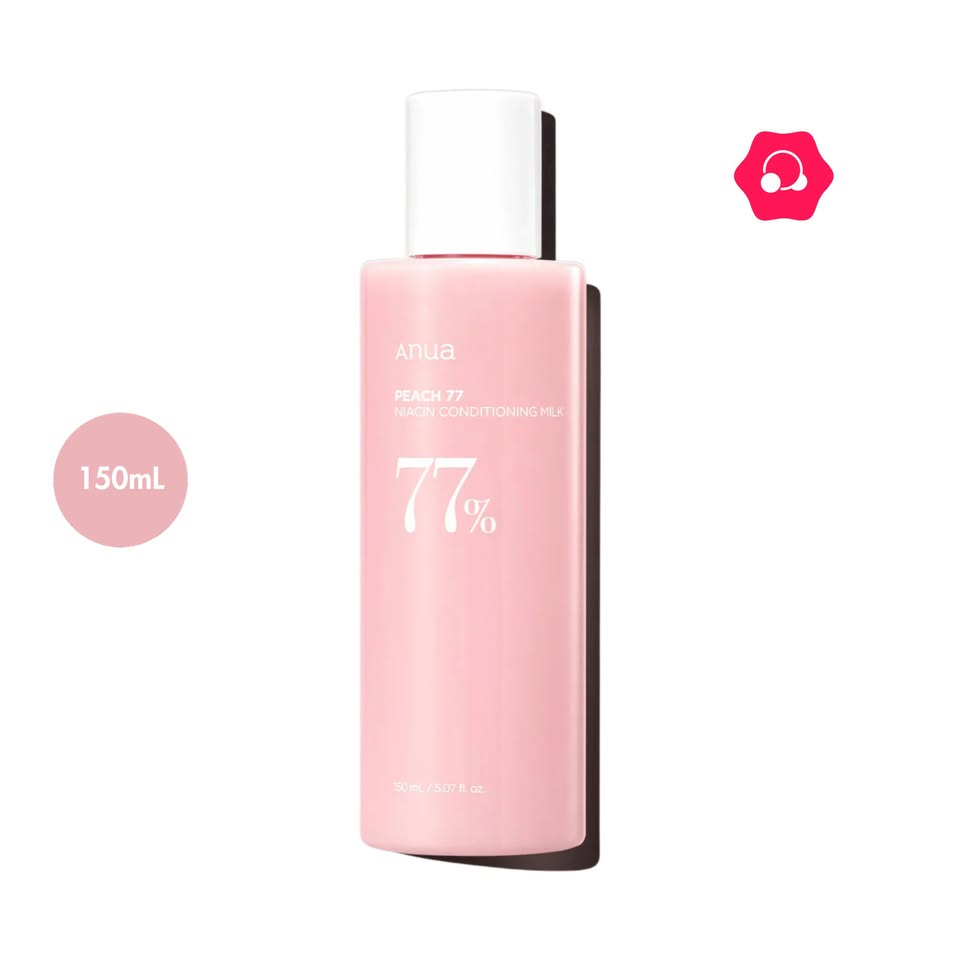 513884483_1441389133839162_7456987350698269570_n.jpg Anua Peach 77 Niacin Conditioning Milk (150mL) - Image 1