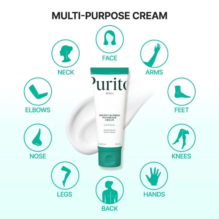 PURITO SEOUL Mighty Bamboo Panthenol Cream (100mL) - Image 5