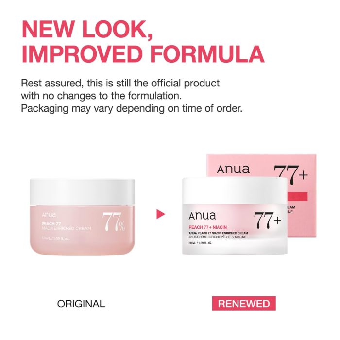 Anua Peach 77 Niacin Enriched Cream (50mL) - Image 2