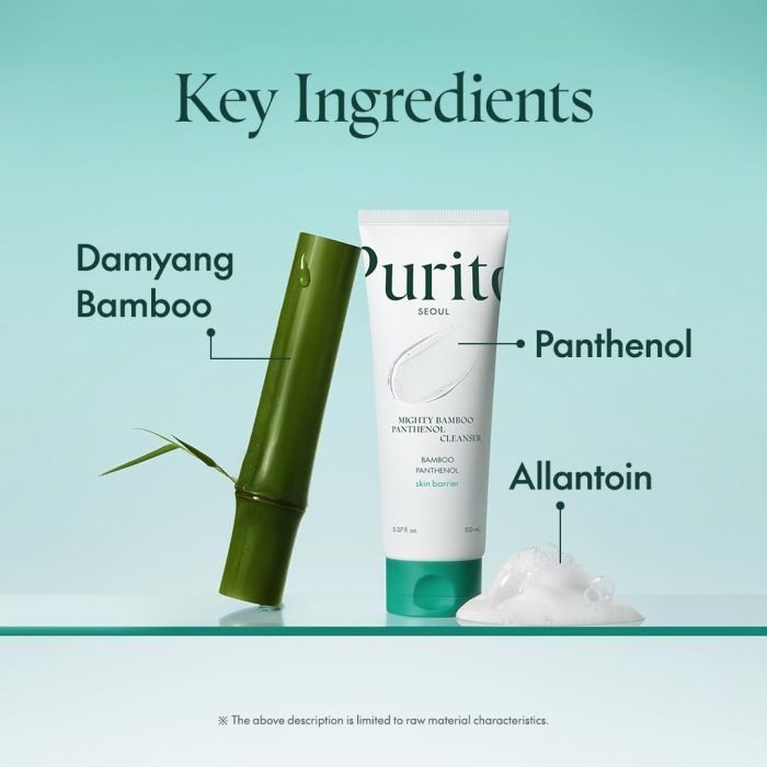 PURITO SEOUL Mighty Bamboo Panthenol Cleanser (150mL) - Image 3