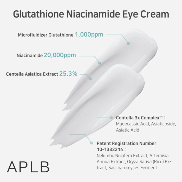 APLB Glutathione Niacinamide Eye Cream (20mL) - Image 4