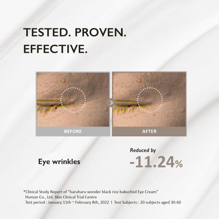 haruharu wonder Black Rice Bakuchiol Eye Cream (20mL) - Image 6
