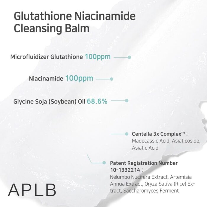 APLB Glutathione Niacinamide Cleansing Balm (80mL) - Image 4
