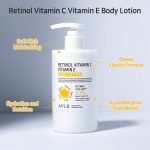 APLB Retinol Vitamin C Vitamin E Body Lotion (300mL) - Image 2