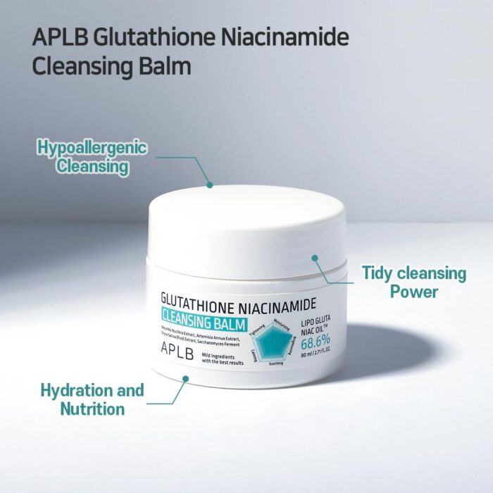 APLB Glutathione Niacinamide Cleansing Balm (80mL) - Image 5