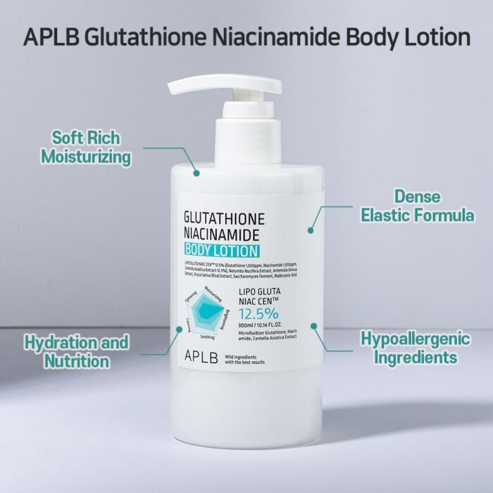 APLB Glutathione Niacinamide Body Lotion (300mL) - Image 5