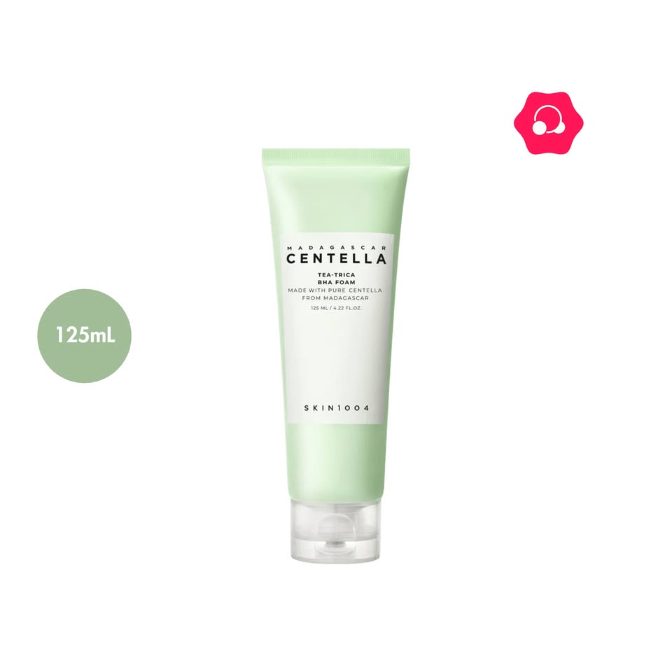 530535979_1715208289175032_3104383699268010169_n.jpg SKIN1004 Madagascar Centella Tea Trica BHA Foam (125mL) - Image 1