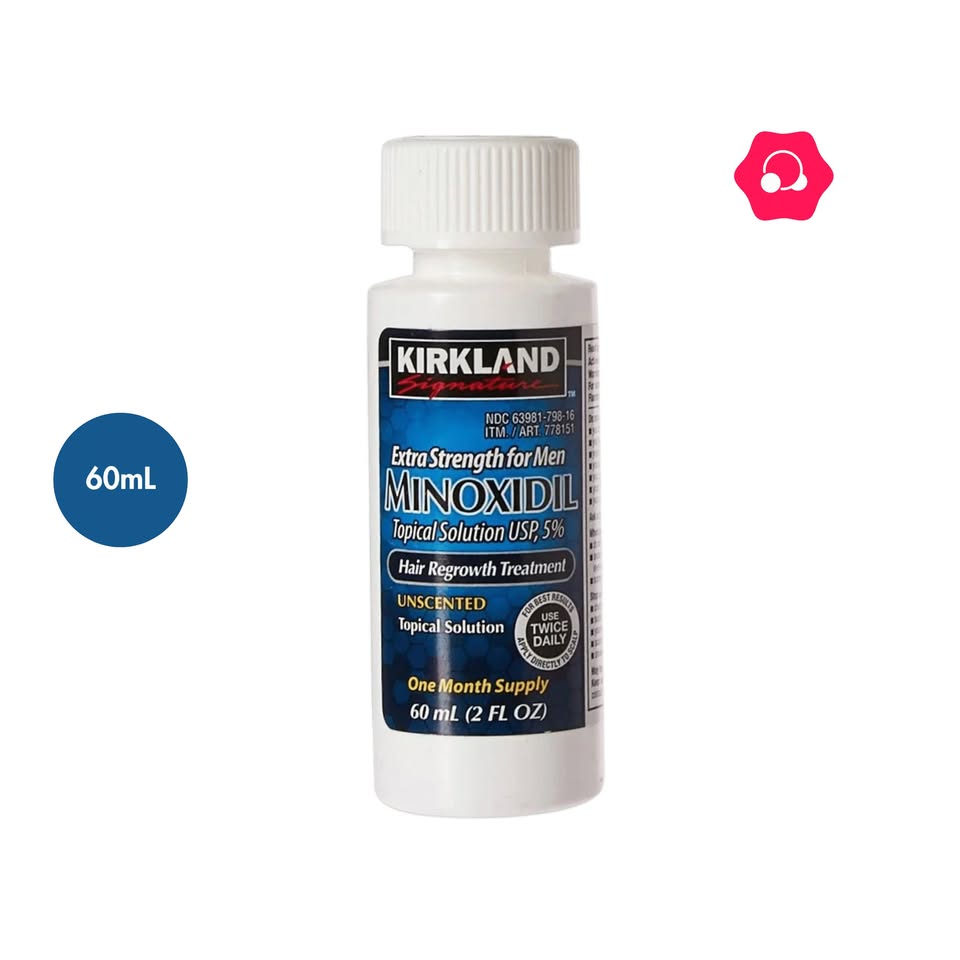 531236881_2171849043294004_3818866042691219225_n.jpg KIRKLAND Signature 5% Minoxidil Solution Hair Regrowth Treatment For Men (60mL) - Image 1