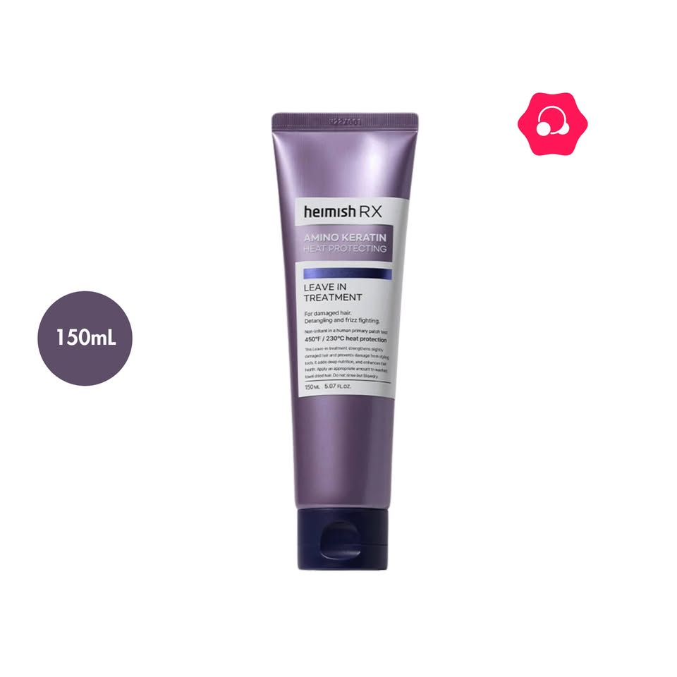 531265985_1269343371007667_1266853084602993394_n.jpg heimish RX AMINO KERATIN HEAT PROTECTING LEAVE IN TREATMENT (150mL) - Image 1