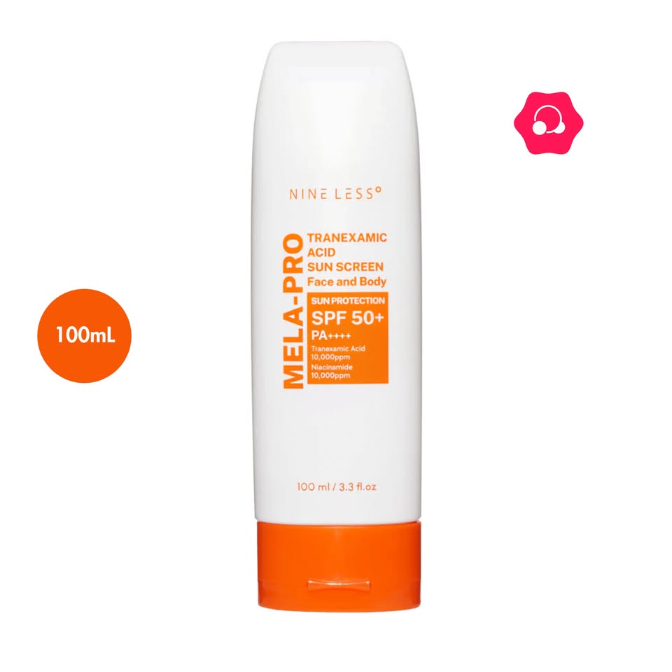 531379643_1984423562314578_9129340555984566309_n.jpg NINELESS MELA-PRO Tranexamic Acid Sun Screen Face and Body SPF50+ PA++++ (100mL) - Image 1