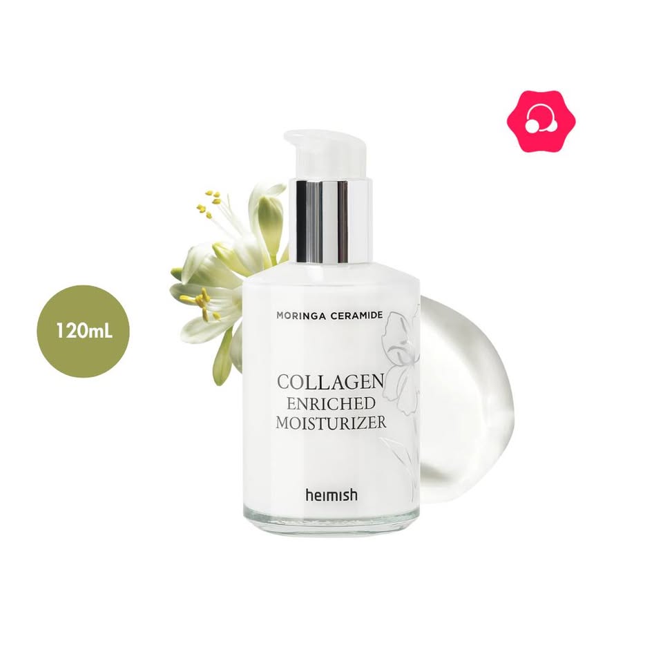 565755511_2033318350831470_3646931068252390513_n.jpg heimish Moringa Ceramide Collagen Enriched Moisturizer (120mL) - Image 1