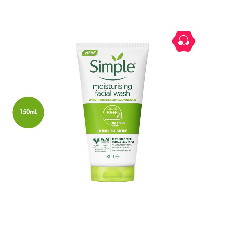569398874_1599741211434957_7128567366097208766_n.jpg Simple Moisturising Facial Wash (150mL) - Image 1