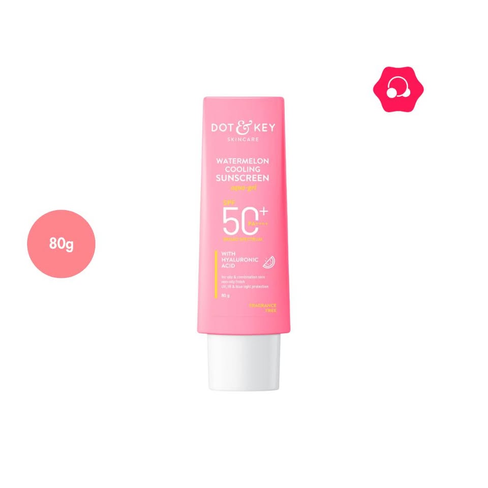 574497497_1290933899454377_5475280536008418705_n.jpg Dot & Key Watermelon Cooling Sunscreen Aqua-Gel SPF50+ PA++++ (80g) - Image 1