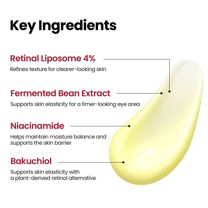 K-SECRET Seoul 1988 Eye Cream : Retinal Liposome 4% + Fermented Bean (30mL) - Image 4