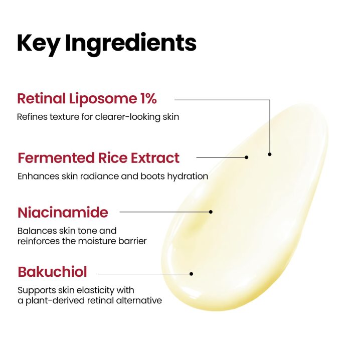 K-SECRET Seoul 1988 Cream : Retinal Liposome 1% + Fermented Rice (50mL) - Image 5