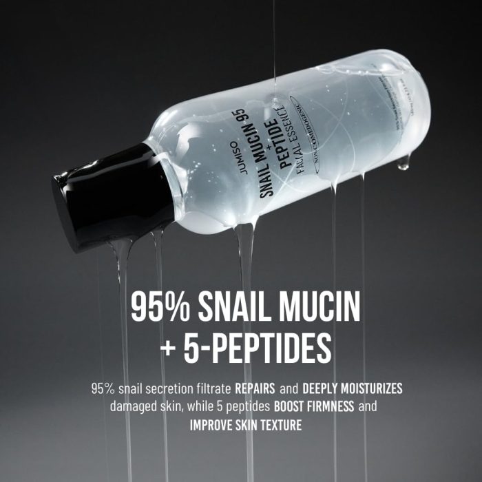 JUMISO Snail Mucin 95% + Peptide Essence (140mL) - Image 4