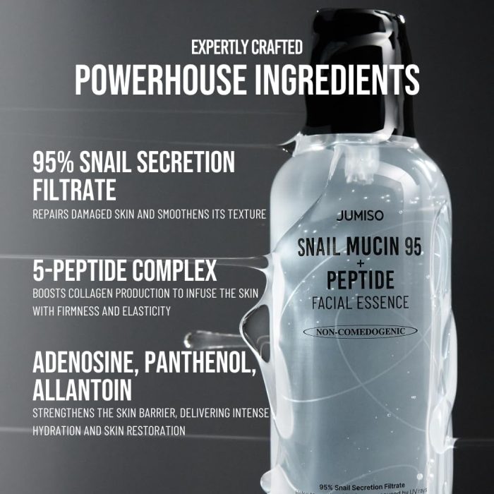 JUMISO Snail Mucin 95% + Peptide Essence (140mL) - Image 6