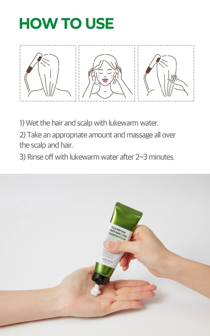 SOME BY MI Cica Peptide Anti Hair Loss Derma Scalp Treatment (50mL) - Image 3