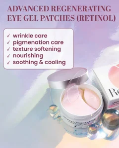 K-SECRET Advanced Regenerating Eye Gel Patches (Retinol) (60pcs) - Image 2