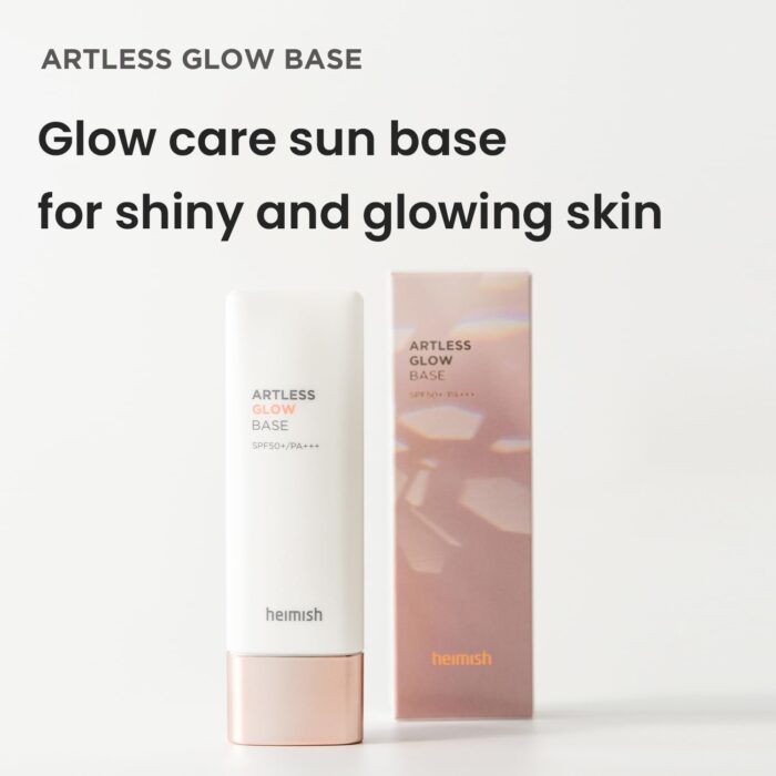 heimish Artless Glow Base Sunscreen SPF 50+ PA+++ (40mL) - Image 2