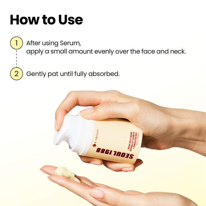 K-SECRET Seoul 1988 Cream : Retinal Liposome 1% + Fermented Rice (50mL) - Image 2