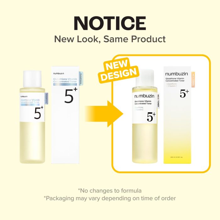 numbuzin No. 5+ Vitamin Boosting Essential Toner (200mL) - Image 4