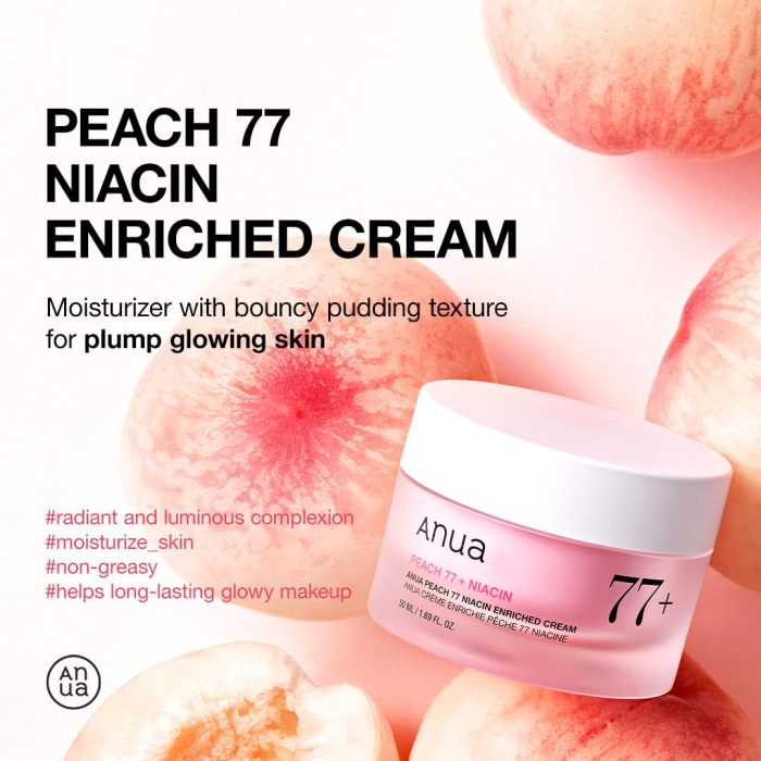 Anua Peach 77 Niacin Enriched Cream (50mL) - Image 3