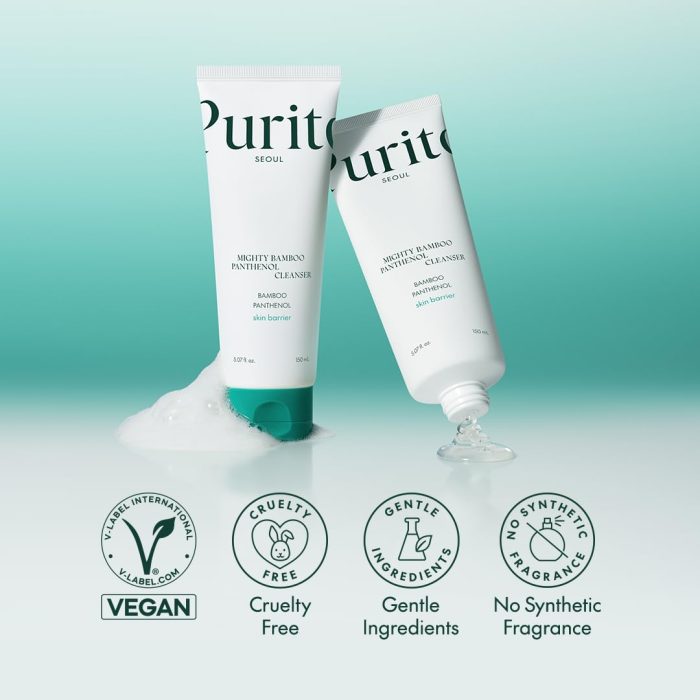 PURITO SEOUL Mighty Bamboo Panthenol Cleanser (150mL) - Image 5