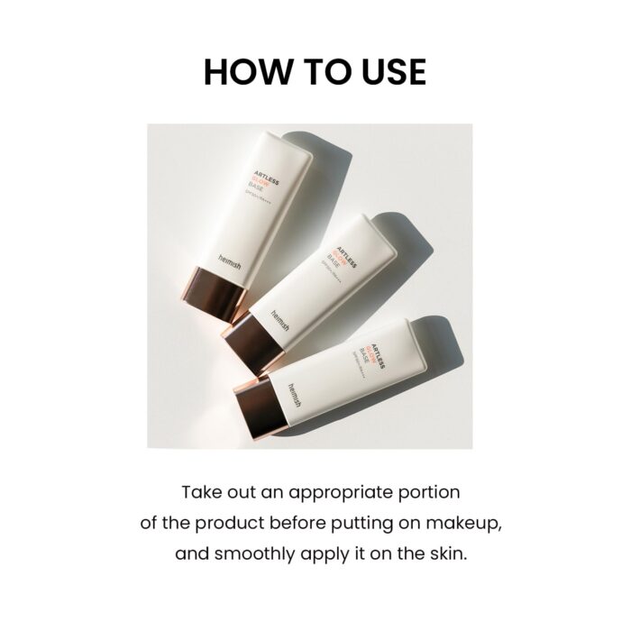 heimish Artless Glow Base Sunscreen SPF 50+ PA+++ (40mL) - Image 7