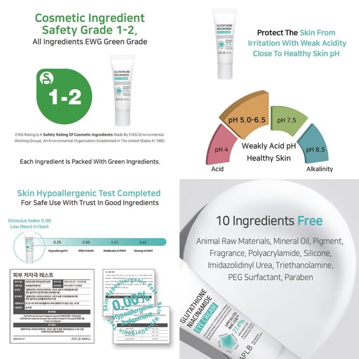 APLB Glutathione Niacinamide Eye Cream (20mL) - Image 7