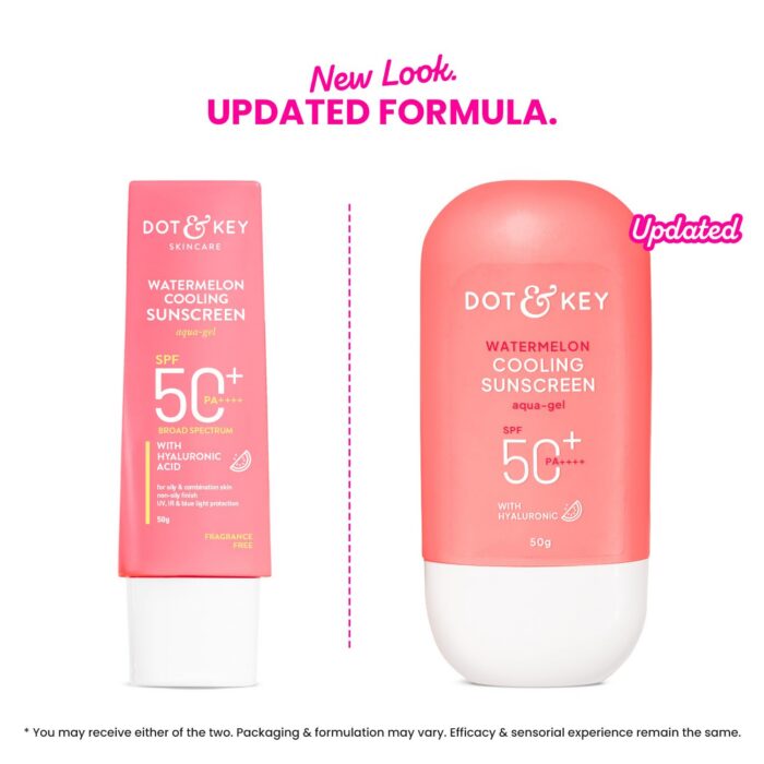 Dot & Key Watermelon Cooling Sunscreen Aqua-Gel SPF50+ PA++++ (80g) - Image 2