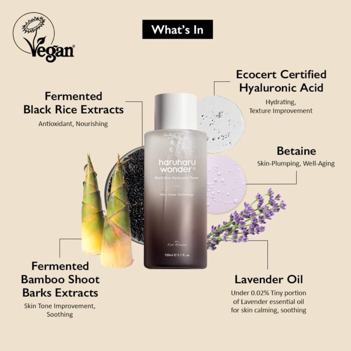 haruharu wonder Black Rice Hyaluronic Toner (150mL) - Image 2
