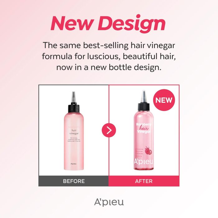 APIEU Raspberry Hair Vinegar (200mL) - Image 2