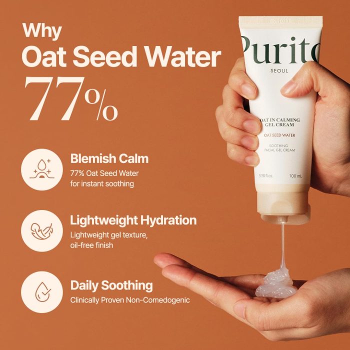 PURITO SEOUL Oat In Calming Gel Cream (100mL) - Image 3