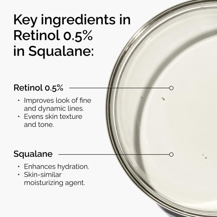 The Ordinary Retinol 0.5% in Squalane Serum (30mL) - Image 2