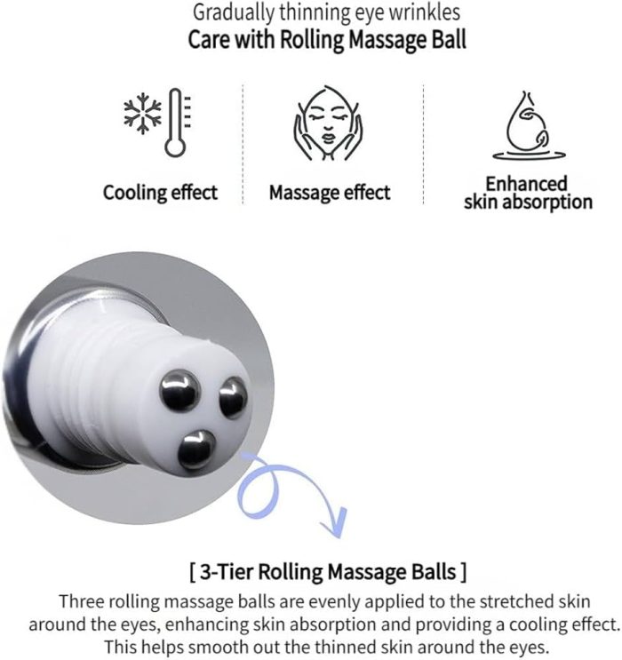 3W CLINIC Snail Peptide Ball Eye Serum (30mL) - Image 4