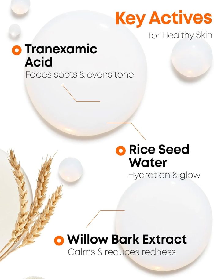 NINELESS MELA-PRO Rice & TXA Toner (200mL) - Image 4