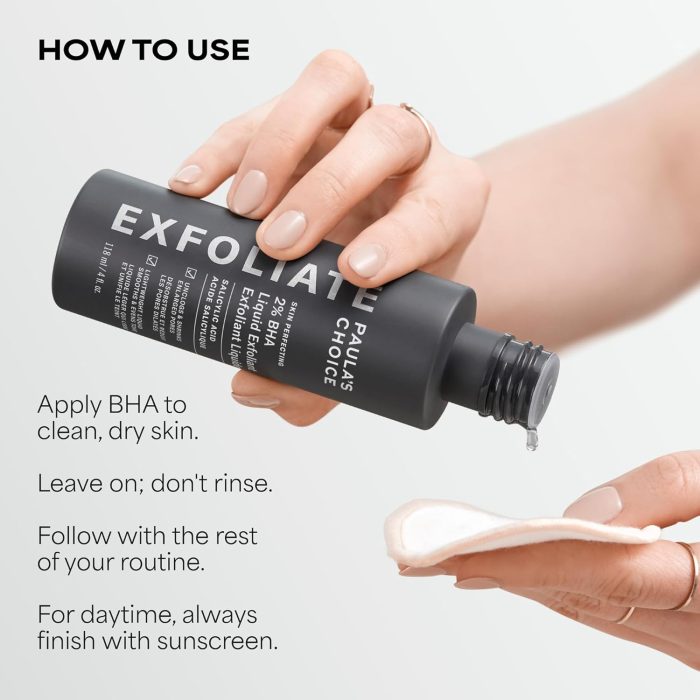 Paula's Choice Skin Perfecting 2% BHA Liquid Exfoliant Travel Size (30mL) - Image 7