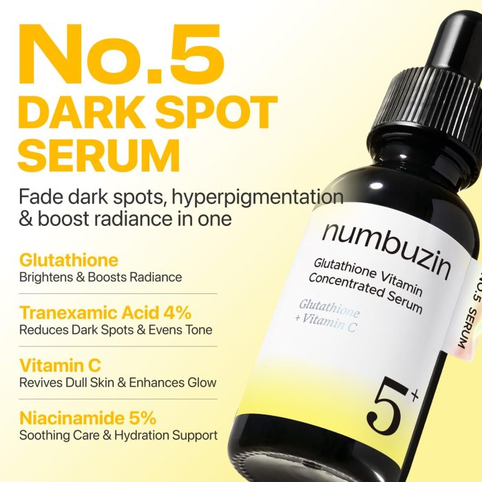 numbuzin No. 5+ Glutathione Vitamin Concentrated Serum (30mL) - Image 2