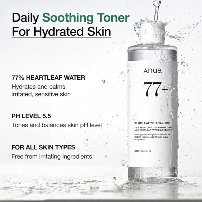 Anua Heartleaf 77% Soothing Toner Miniature (40mL) - Image 2