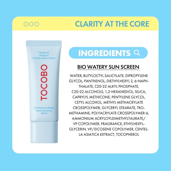 TOCOBO Bio Watery Sun Cream SPF 50+ PA++++ (50mL) - Image 8